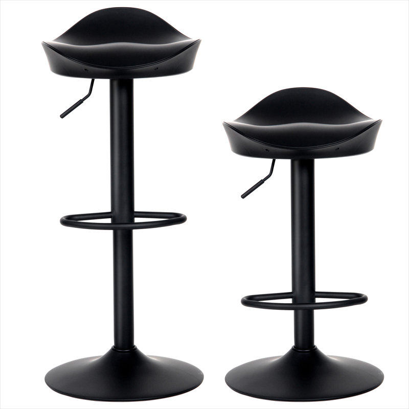 Orren Ellis Bar Stools Set Of 2 Modern Adjustable Barstools Swivel